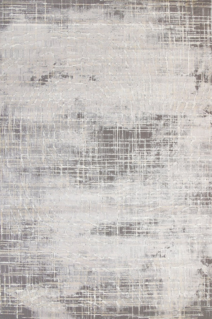 Alyssum Textured High Low Pile Modern Gold Beige Rug