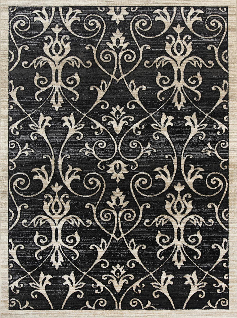 Arya Grey Beige Ikat Rug