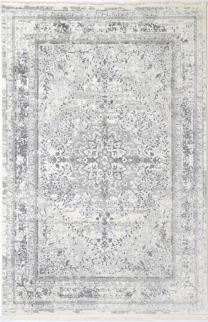 Cordelia Vintage Medalion Grey Rug