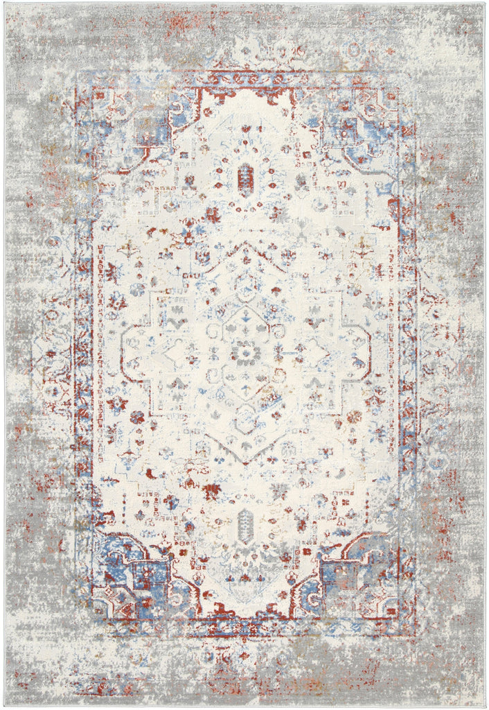 Express Grey Multi Contemporary Rug