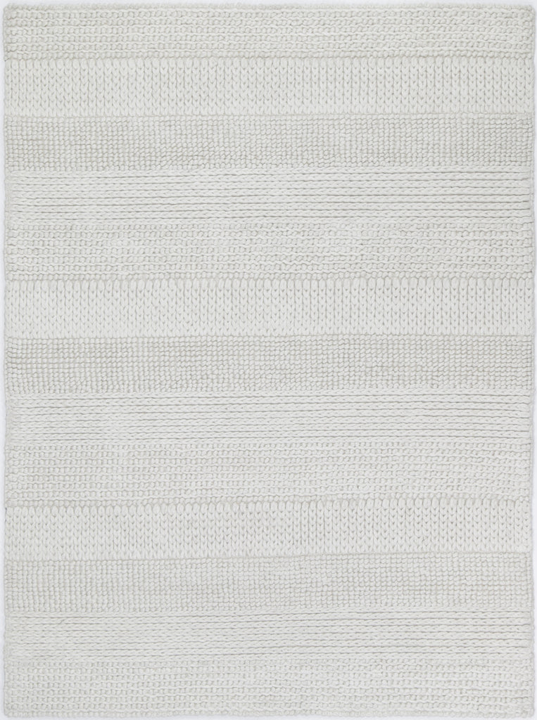 Zayna Grace White Wool Blend Rug
